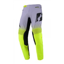 KENNY RACING SPODNIE CROSS/ENDURO MODEL PERFORMANCE GRADIENT GREY/NEON YELLOW