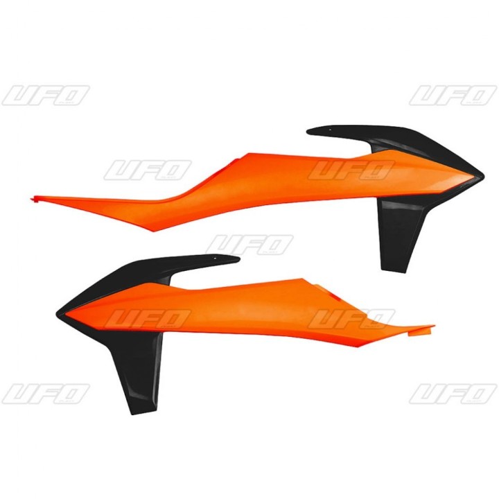 Plastiki i naklejki UFO osłony chłodnicy ktm sx/sxf(sx-f) 125/150/250/350/450 '19-'22, EXC 125 '20-'21, exc/excf(exc-f) 150/250…