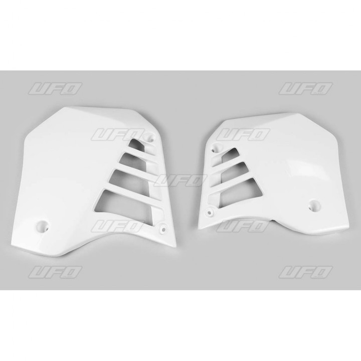 Plastiki i naklejki UFO osłony chłodnicy yamaha yz 125 '87-'88