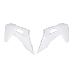 Plastiki i naklejki UFO osłony chłodnicy husqvarna tc 125/250, fc 250/350/450 '19-22, te 150/250/300, tx 250/300, fe 250/350/45…
