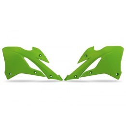 Plastiki i naklejki UFO osłony chłodnicy kawasaki kx 85 '22-'25, kx 112 '22-'25