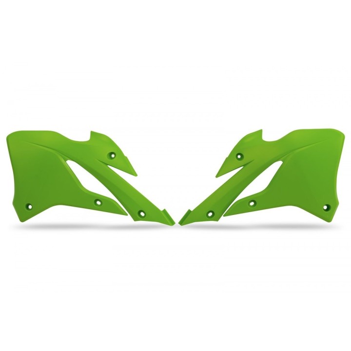 Plastiki i naklejki UFO osłony chłodnicy kawasaki kx 85 '22-'25, kx 112 '22-'25