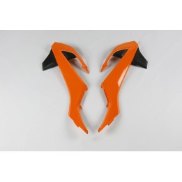 Plastiki i naklejki UFO osłony chłodnicy ktm SX 65 '16-22,