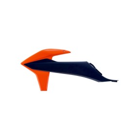 Plastiki i naklejki POLISPORT osłony chłodnicy ktm sx/sx-f/exc/exc-f '19-'22
