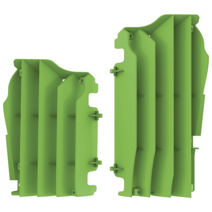 Plastiki i naklejki POLISPORT osłony chłodnicy (kratki - komplet)kawasaki kx 250F '21-'24; kx 450F '16-'23