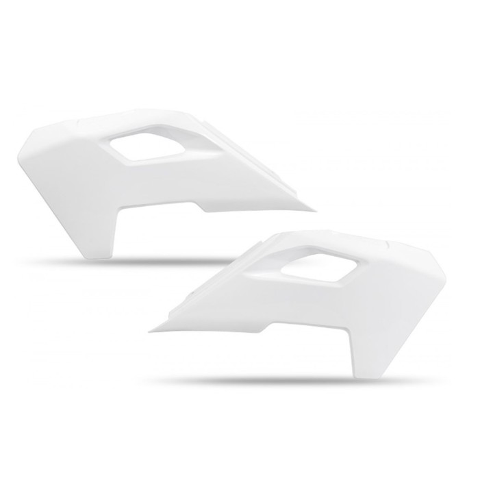 Plastiki i naklejki UFO osłony chłodnicy husqvarna tc 125 / 250 '23-'24, te 150 / 250 / 300 '24, fc / tx / fx / fe 300 / 350 /…