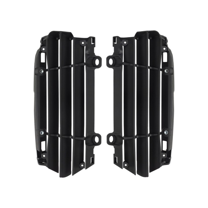 Plastiki i naklejki POLISPORT osłony chłodnicy (kratki - komplet) ktm sx/sxf 125/150/200/250/350/450 '23-'26; exc/exc-f 125/200…