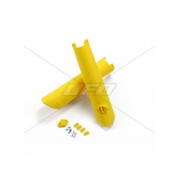 Plastiki i naklejki UFO osłony teleskopów ( amortyzatorów ) przednich husqvarna tc/fc 125/250/300/310/350/450 '15-18, te/tx/ 12…