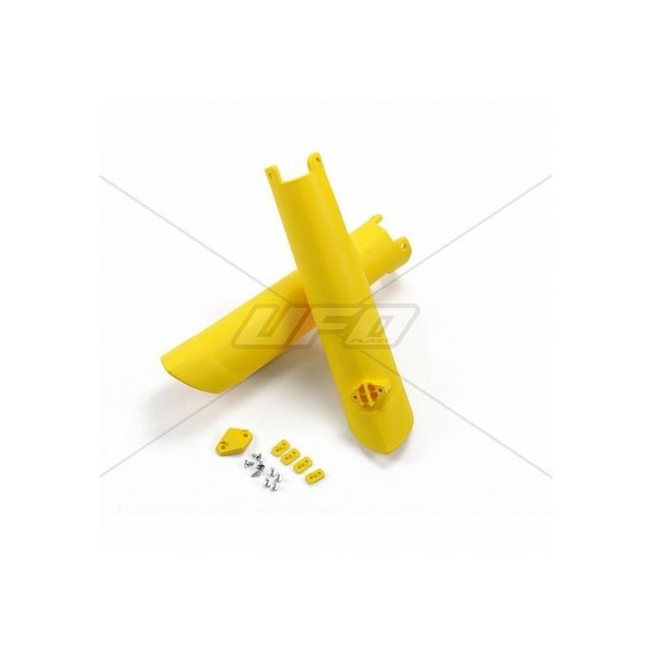 Plastiki i naklejki UFO osłony teleskopów ( amortyzatorów ) przednich husqvarna tc/fc 125/250/300/310/350/450 '15-18, te/tx/ 12…
