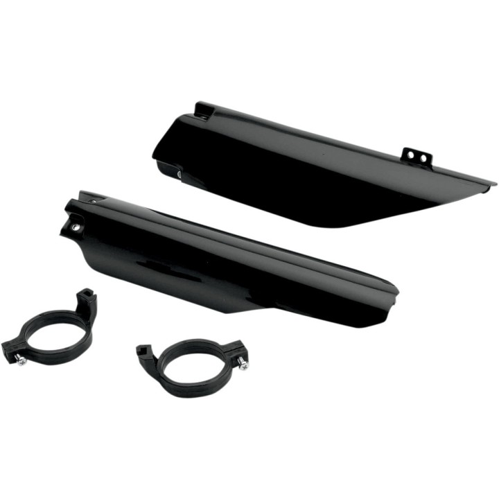 Plastiki i naklejki UFO osłony teleskopów ( amortyzatorów ) przednich suzuki rmz 450 '05-'06, rm 125/250 '04-'06
