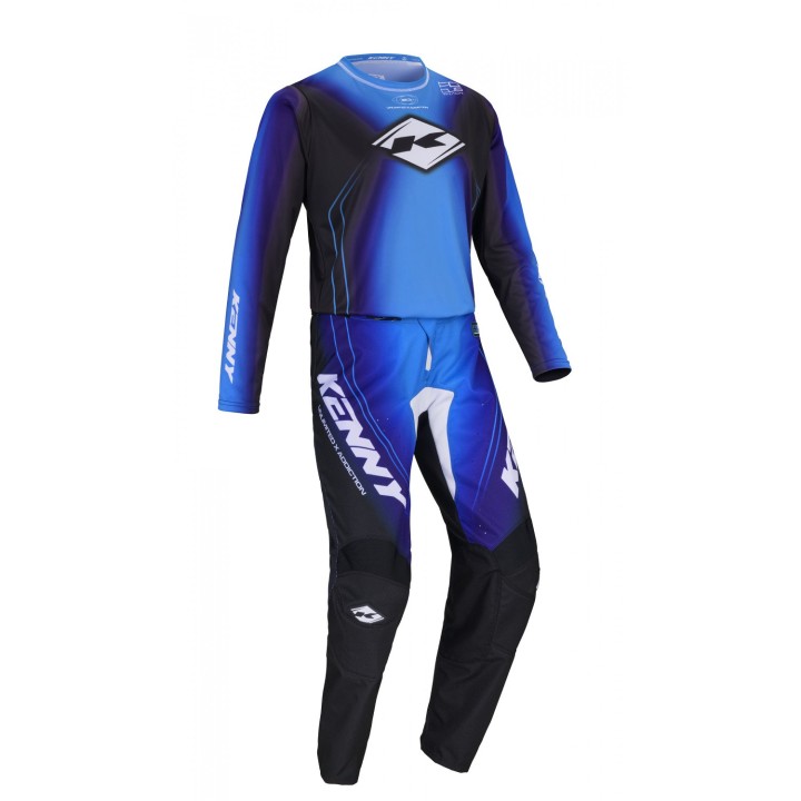 KENNY RACING SPODNIE CROSS/ENDURO TRACK FOCUS BLUE