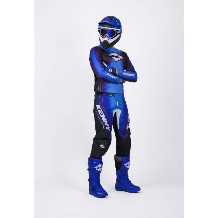 KENNY RACING SPODNIE CROSS/ENDURO TRACK FOCUS BLUE