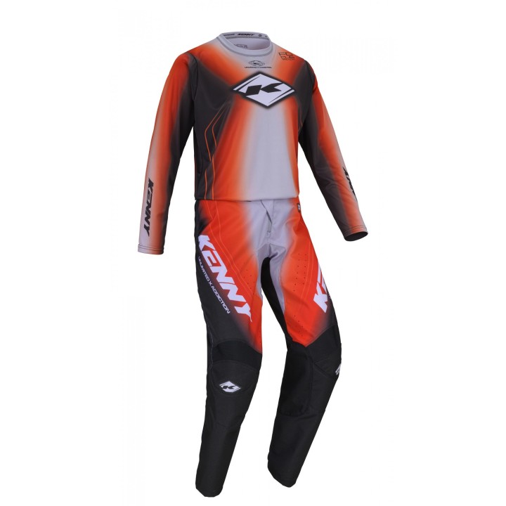 KENNY RACING SPODNIE CROSS/ENDURO TRACK FOCUS ORANGE