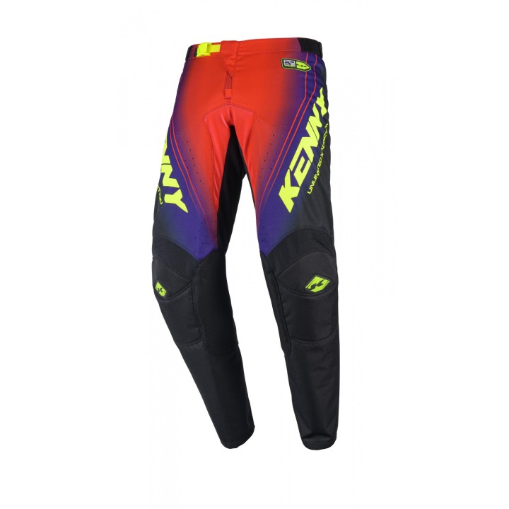 KENNY RACING SPODNIE CROSS/ENDURO TRACK FOCUS RED