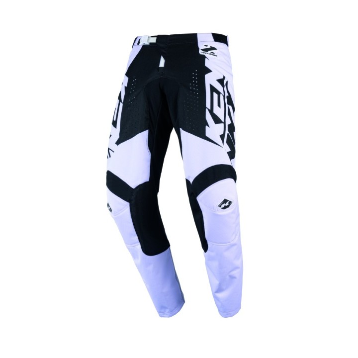 KENNY RACING SPODNIE CROSS/ENDURO TRACK ZOOM BLACK WHITE