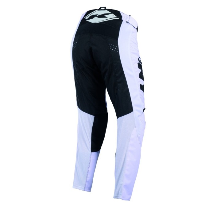 KENNY RACING SPODNIE CROSS/ENDURO TRACK ZOOM BLACK WHITE