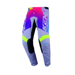 KENNY RACING SPODNIE CROSS/ENDURO TRACK ZOOM GREY WHITE