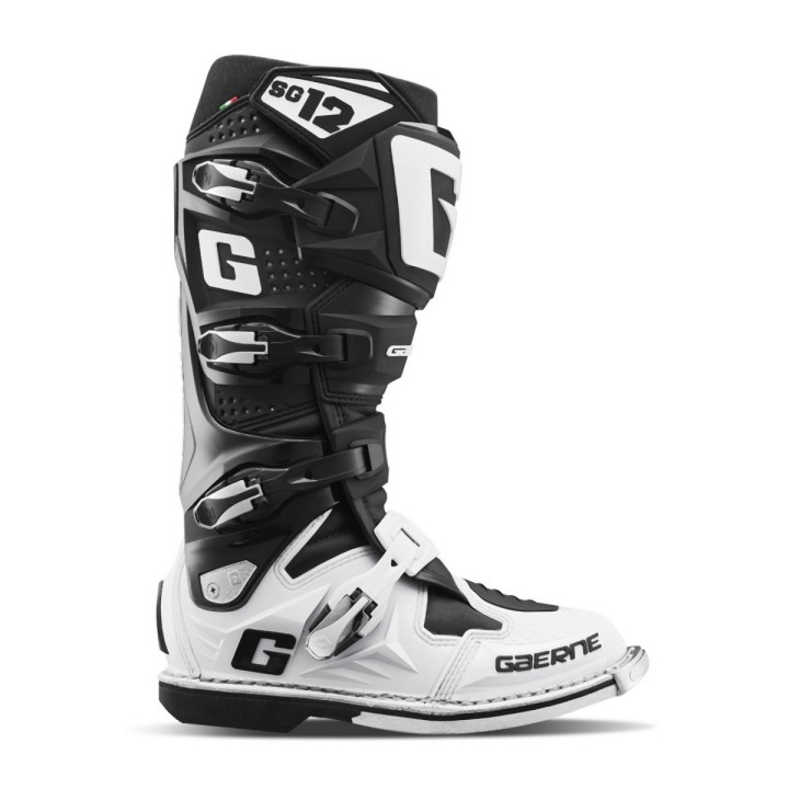 GAERNE BUTY CROSS/ENDURO MODEL SG-12 BLACK/WHITE