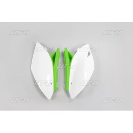 Plastiki i naklejki UFO boczki tylne kawasaki kxf 250 '09-'12, kxf 450 '09-'11,