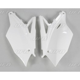 Plastiki i naklejki UFO boczki tylne kawasaki kxf 250 '17-'20, kxf 450 '16-'18,