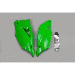 Plastiki i naklejki UFO boczki tylne kawasaki kxf 450 '19-'23 , kxf 250 '21-'24