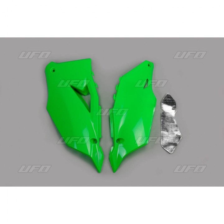 Plastiki i naklejki UFO boczki tylne kawasaki kxf 450 '19-'23 , kxf 250 '21-'24