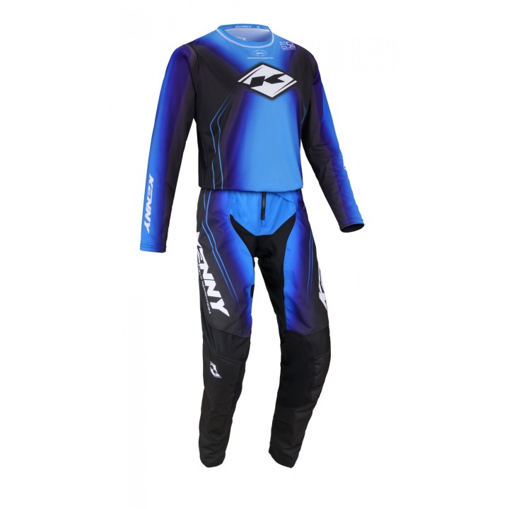 KENNY RACING SPODNIE CROSS/ENDURO TRACK KID/JUNIOR/DZECIĘCE FOCUS BLUE