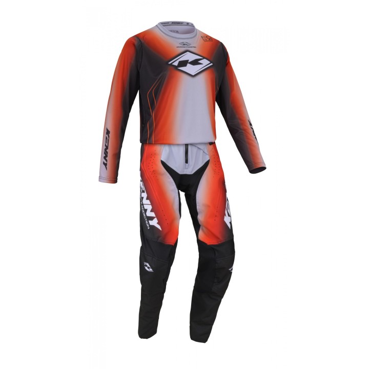 KENNY RACING SPODNIE CROSS/ENDURO TRACK KID/JUNIOR/DZECIĘCE FOCUS ORANGE