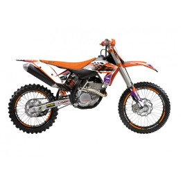 Plastiki i naklejki BLACKBIRD komplet naklejek (oklein) ktm exc/exc-f '08-'11, sx/sx-f 125 '07-'10 dream 5