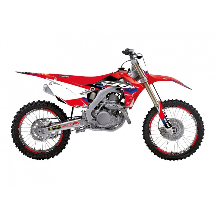 Plastiki i naklejki BLACKBIRD komplet naklejek (oklein) honda crf 250R '14-'17, crf 450R '13-'16 dream 5