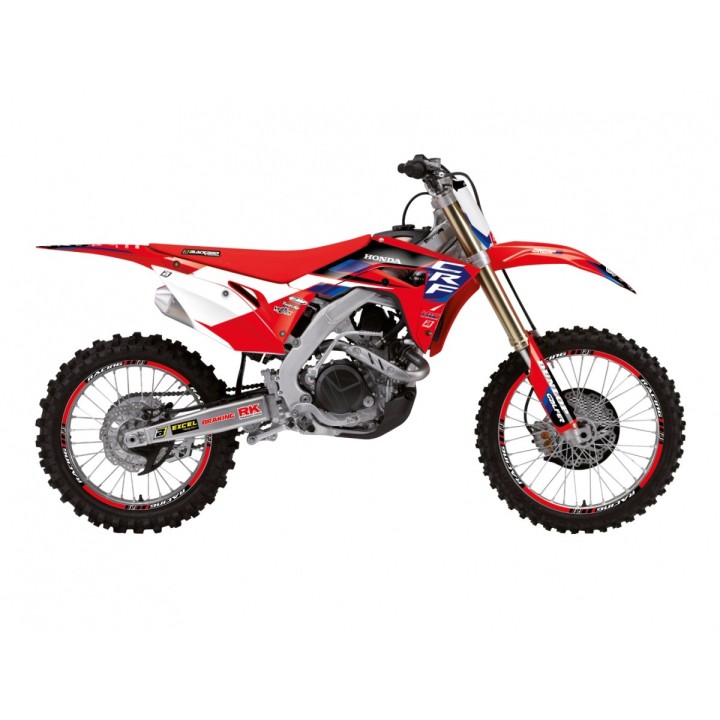 Plastiki i naklejki BLACKBIRD komplet naklejek (oklein) honda crf 250R '18-'21, crf 450R '17-'21, crf 450X '17-'24 dream 5