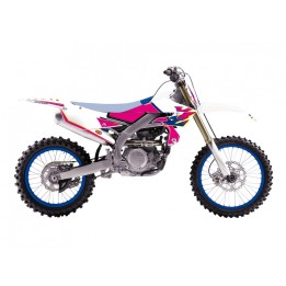 Plastiki i naklejki BLACKBIRD komplet naklejek (oklein) yamaha yz 250F '19-'23, yz 450F '18-'22 retro