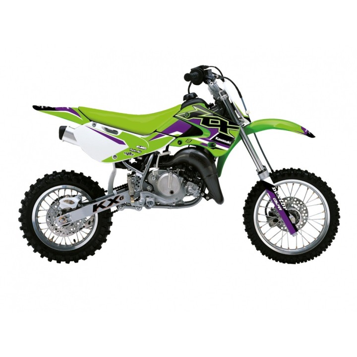 Plastiki i naklejki BLACKBIRD komplet naklejek (oklein) kawasaki kx 65 '00-'23 dream 5