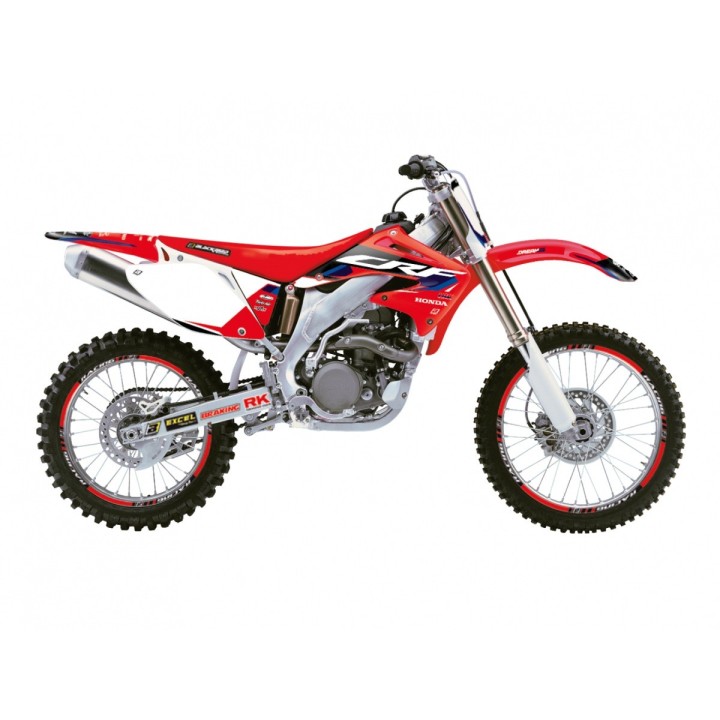 Plastiki i naklejki BLACKBIRD komplet naklejek (oklein) honda crf 450R '02-'04 dream 5