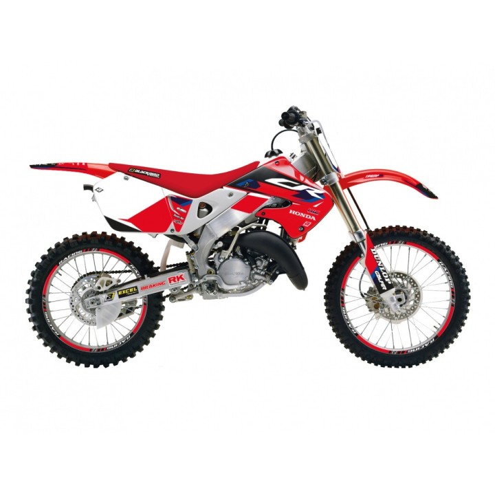 Plastiki i naklejki BLACKBIRD komplet naklejek (oklein) honda cr 125R '98-'99, cr 250R '97-'99 dream 5