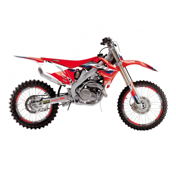 Plastiki i naklejki BLACKBIRD komplet naklejek (oklein) honda crf 250R '10-'13; crf 450R '09-'12 dream 5