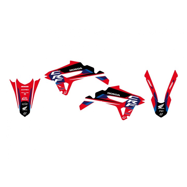 Plastiki i naklejki BLACKBIRD komplet naklejek (oklein) honda crf 250R '22-'24, crf 450R '21-'24 dream 5