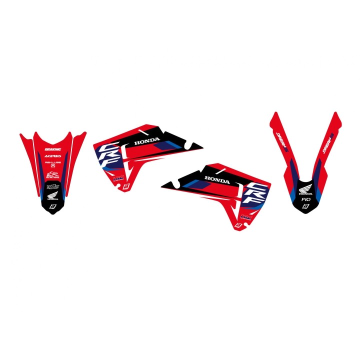 Plastiki i naklejki BLACKBIRD komplet naklejek (oklein) honda crf 250R '25; crf 450R '25 dream 5