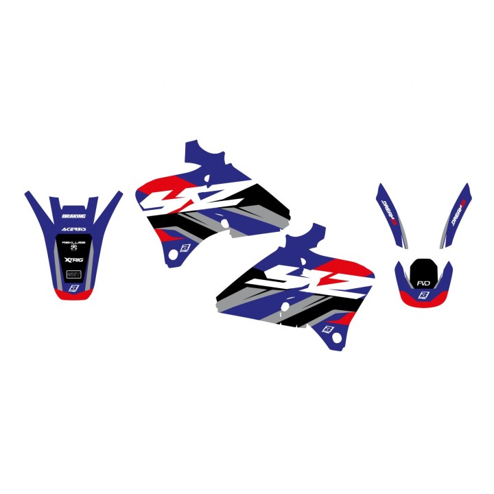 Plastiki i naklejki BLACKBIRD komplet naklejek (oklein) yamaha yz 250/400/426F '98-'02 dream 5
