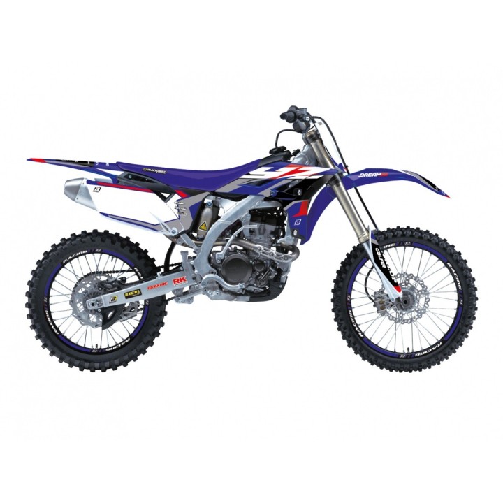 Plastiki i naklejki BLACKBIRD komplet naklejek (oklein) yamaha yz 250F '10-'13 dream 5