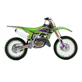 Plastiki i naklejki BLACKBIRD komplet naklejek (oklein) kawasaki kx 125/250 '03-'08 dream 5