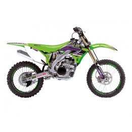 Plastiki i naklejki BLACKBIRD komplet naklejek (oklein) kawasaki kx 250F '09-'12 dream 5