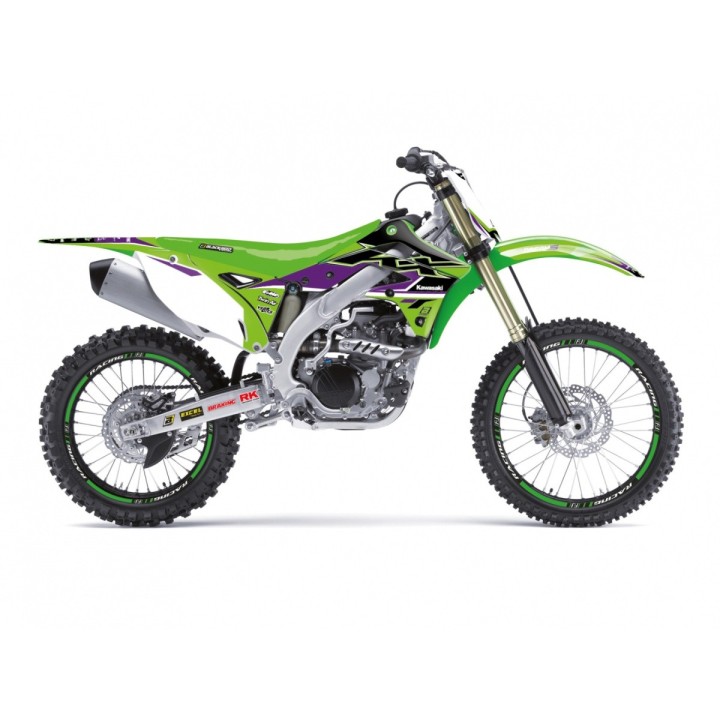 Plastiki i naklejki BLACKBIRD komplet naklejek (oklein) kawasaki kx 450F '12-'15 dream 5