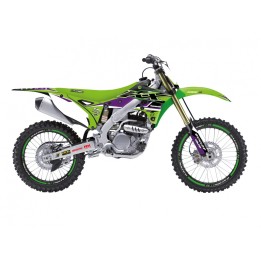Plastiki i naklejki BLACKBIRD komplet naklejek (oklein) kawasaki kx 250F '13-'16 dream 4