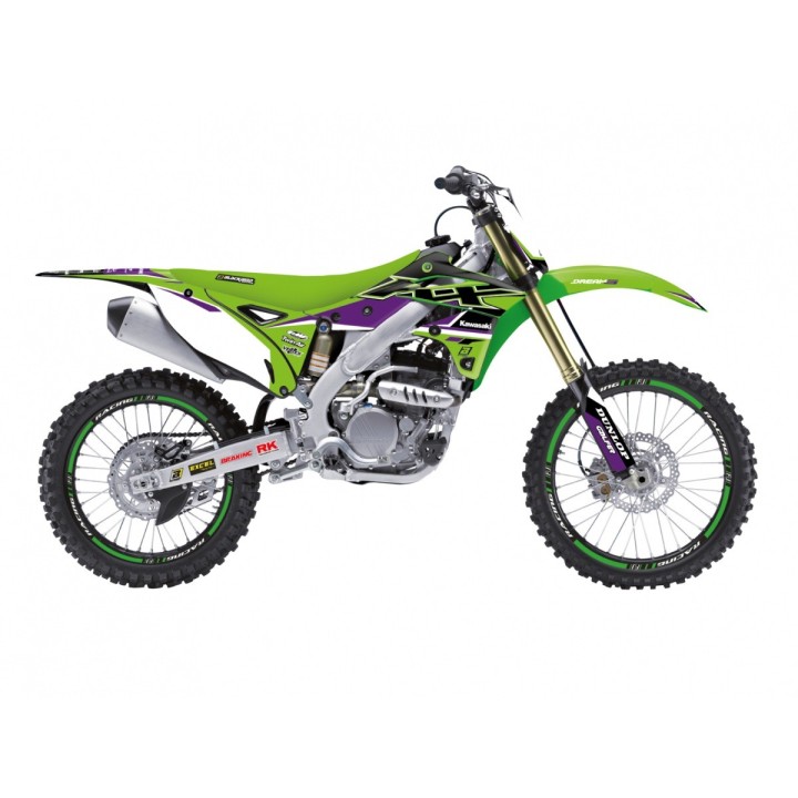 Plastiki i naklejki BLACKBIRD komplet naklejek (oklein) kawasaki kx 250F '13-'16 dream 4