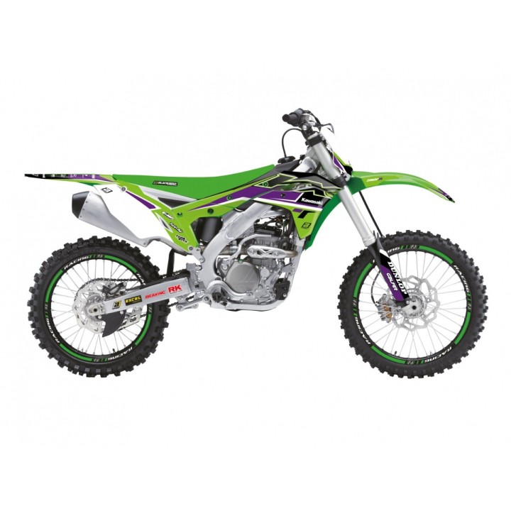 Plastiki i naklejki BLACKBIRD komplet naklejek (oklein) kawasaki kx 250F '17-'20 dream
