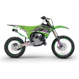 Plastiki i naklejki BLACKBIRD komplet naklejek (oklein) kawasaki kx 85 '22-'23 dream 5