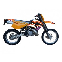 Plastiki i naklejki BLACKBIRD komplet naklejek (oklein) ktm 4T '96-'99 (4 stroke all models) dream 5