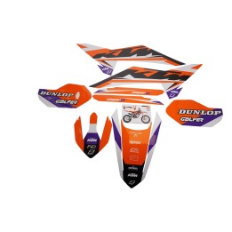 Plastiki i naklejki BLACKBIRD komplet naklejek (oklein) ktm SX 85 '25 dream 5