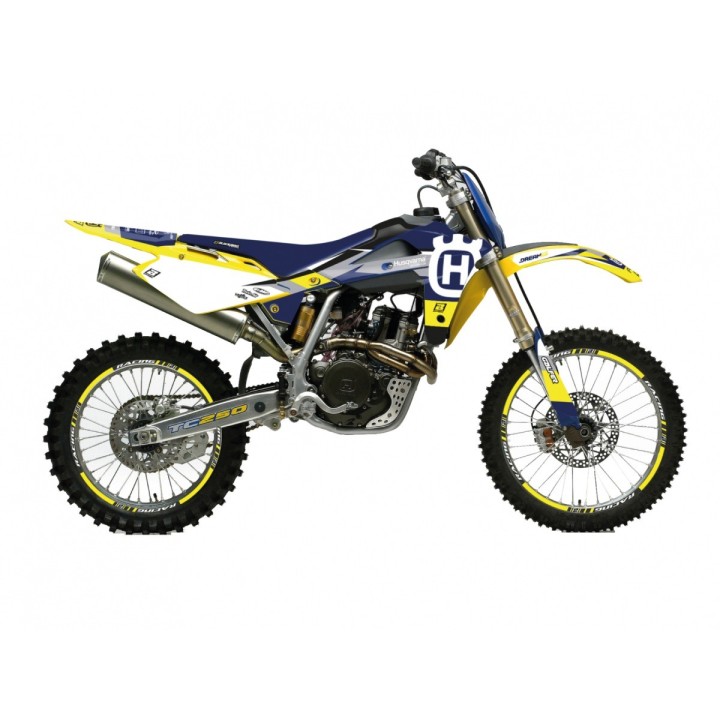 Plastiki i naklejki BLACKBIRD komplet naklejek (oklein) husqvarna te/tc 250/450/510 '05-'07 dream 5
